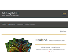 Tablet Screenshot of noumenon-verlag.de